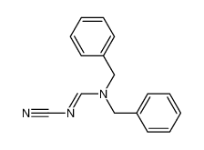 (E)-N,N-dibenzyl-N'-cyanoformimidamide 64965-64-6
