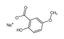 sodium,2-hydroxy-5-methoxybenzoate 25832-71-7