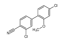 2-chloro-4-(4-chloro-2-methoxyphenyl)benzonitrile 1355248-21-3