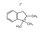 1,1,2-trimethyl-2,3-dihydroindol-1-ium,iodide 62058-93-9