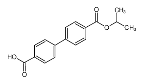4-(4-propan-2-yloxycarbonylphenyl)benzoic acid 728918-98-7
