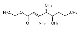 (2Z,4R,5R)-3-amino-4,5-dimethyl-oct-2-enoic acid ethyl ester 866108-64-7