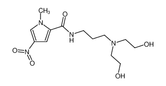 N-(3-(1-methyl-4-nitropyrrole-2-carboxamido)propyl)diethanolamine