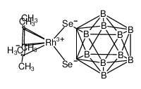 η5-pentamethylcyclopentadienyl[1,2-dicarba-closo-dodecaborane(12)-diselenolato]rhodium 251316-71-9