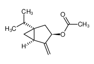 (4-methylidene-1-propan-2-yl-3-bicyclo[3.1.0]hexanyl) acetate 3536-54-7