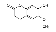7-hydroxy-6-methoxy-3,4-dihydrochromen-2-one 90843-91-7