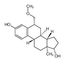 (6R,8R,9S,13S,14S)-6-(methoxymethyl)-13-methyl-7,8,9,11,12,13,14,15,16,17-decahydro-6H-cyclopenta[a]phenanthrene-3,17-diol 1025495-78-6