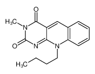 10-butyl-3-methylpyrimido[4,5-b]quinoline-2,4-dione