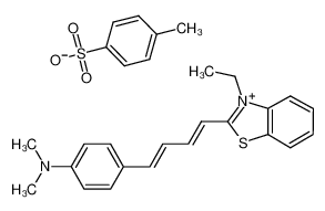 4-[(1E,3E)-4-(3-ethyl-1,3-benzothiazol-3-ium-2-yl)buta-1,3-dienyl]-N,N-dimethylaniline 95%