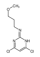 4,6-dichloro-N-(3-methoxypropyl)pyrimidin-2-amine 104167-97-7