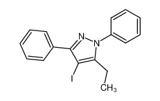 5-ethyl-4-iodo-1,3-diphenyl-1H-pyrazole 263717-59-5