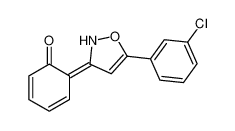 6-[5-(3-chlorophenyl)-1,2-oxazol-3-ylidene]cyclohexa-2,4-dien-1-one 651021-78-2