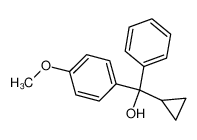 (R)-cyclopropyl-(4-methoxyphenyl)-phenylmethanol 62587-03-5
