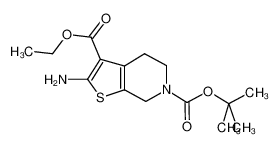 2-氨基-4,7-二氢-5H-噻吩并[2,3-c]吡啶-3,6-二甲酸 6-叔丁酯 3-乙酯