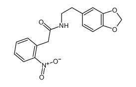 N-[2-(1,3-benzodioxol-5-yl)ethyl]-2-(2-nitrophenyl)acetamide 73903-39-6