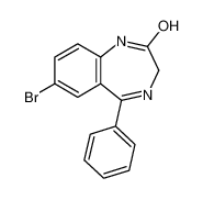 7-bromo-5-phenyl-1,3-dihydro-1,4-benzodiazepin-2-one 2894-61-3