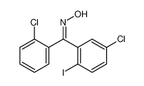 N-[(5-chloro-2-iodophenyl)-(2-chlorophenyl)methylidene]hydroxylamine 87999-65-3