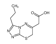 (3-Propyl-7H-[1,2,4]triazolo[3,4-b][1,3,4]thiadiazin-6-yl)acetic acid