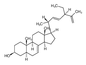 (3S,5S,9R,10S,13R,14R,17R)-17-[(2R,3E,5R)-5-ethyl-6-methylhepta-3,6-dien-2-yl]-10,13-dimethyl-2,3,4,5,6,9,11,12,14,15,16,17-dodecahydro-1H-cyclopenta[a]phenanthren-3-ol