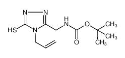 n-[(4-烯丙基-5-疏基-4H-1,2,4-噻唑-3-基)甲基]氨基甲酸叔丁酯
