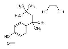 ethane-1,2-diol,formaldehyde,4-(2,4,4-trimethylpentan-2-yl)phenol 51273-01-9