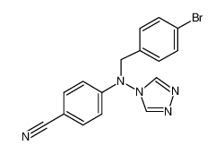 4-[(4-bromophenyl)methyl-(1,2,4-triazol-4-yl)amino]benzonitrile