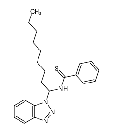 117759-81-6 N-<α-(benzotriazol-1-yl)nonyl>thiobenzamide