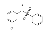 1-[benzenesulfonyl(chloro)methyl]-3-chlorobenzene 41037-75-6