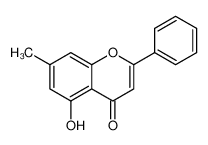 5-hydroxy-7-methyl-2-phenylchromen-4-one 33554-46-0