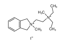 2-(2-(Diethylammonio)ethyl)-2-methylisoindolinium diiodide 6309-68-8