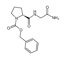 benzyl (2S)-2-[(2-amino-2-oxoethyl)carbamoyl]pyrrolidine-1-carboxylate 35010-96-9