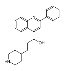 1-(2-phenylquinolin-4-yl)-3-piperidin-4-ylpropan-1-ol 83255-62-3