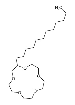 2-dodecyl-1,4,7,10,13-pentaoxacyclopentadecane 74649-89-1