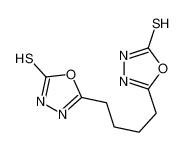 5-[4-(2-sulfanylidene-3H-1,3,4-oxadiazol-5-yl)butyl]-3H-1,3,4-oxadiazole-2-thione 4822-56-4
