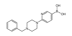 [6-(4-benzylpiperazin-1-yl)pyridin-3-yl]boronic acid