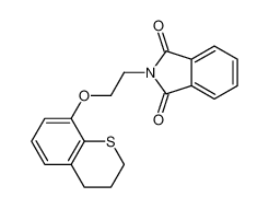 2-[2-(3,4-dihydro-2H-thiochromen-8-yloxy)ethyl]isoindole-1,3-dione 153804-50-3