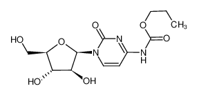 170935-59-8 propyl (1-((2R,3S,4S,5R)-3,4-dihydroxy-5-(hydroxymethyl)tetrahydrofuran-2-yl)-2-oxo-1,2-dihydropyrimidin-4-yl)carbamate