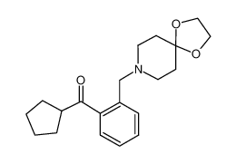 cyclopentyl-[2-(1,4-dioxa-8-azaspiro[4.5]decan-8-ylmethyl)phenyl]methanone 898781-17-4