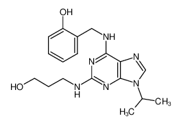 2-[[[2-(3-hydroxypropylamino)-9-propan-2-ylpurin-6-yl]amino]methyl]phenol 98%
