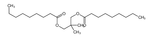 (2,2-dimethyl-3-nonanoyloxypropyl) nonanoate 15834-05-6