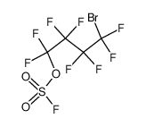 125042-76-4 structure, C4BrF9O3S