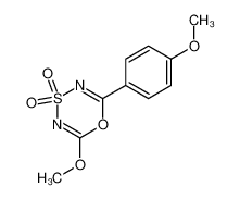 2-methoxy-6-(4-methoxyphenyl)-1,4,3,5-oxathiadiazine 4,4-dioxide 40028-45-3