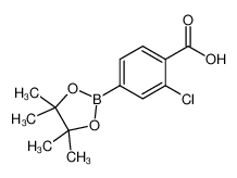 2-Chloro-4-(4,4,5,5-tetramethyl-1,3,2-dioxaborolan-2-yl)benzoic acid 890839-31-3