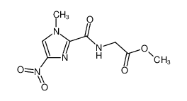 [(1-methyl-4-nitro-1H-imidazole-2-carbonyl)amino]acetic acid methyl ester 633302-89-3