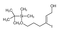 6-[tert-butyl(dimethyl)silyl]oxy-3-iodohex-2-en-1-ol 100571-20-8