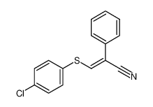 E-3-[(4-chlorophenyl)sulfanyl]-2-phenyl-2-propenenitrile 57488-23-0