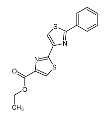 2'-phenyl-[2,4']bithiazolyl-4-carboxylic acid ethyl ester 7113-06-6
