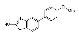 6-(4-methoxyphenyl)-1,3-dihydroindol-2-one 215433-90-2