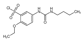5-(3-丁基脲基)-2-乙氧基苯磺酰氯
