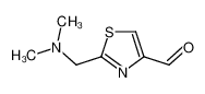 2-[(dimethylamino)methyl]-1,3-thiazole-4-carbaldehyde 199599-68-3